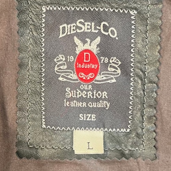 Diesel Leather Jacket - Picture 4 of 5